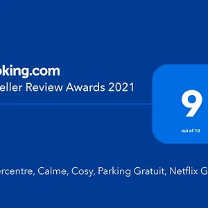  Appartement Hypercentre, Calme, Cosy, Parking Gratuit, Netflix Gratuit